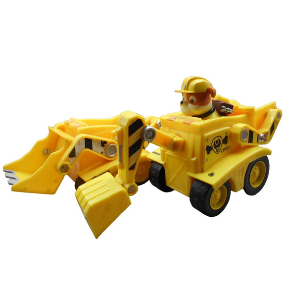 Rubble's Diggin' Bulldozer & Dump Truck w Figure PAW Patrol Lot Spin Master - Picture 1 of 13